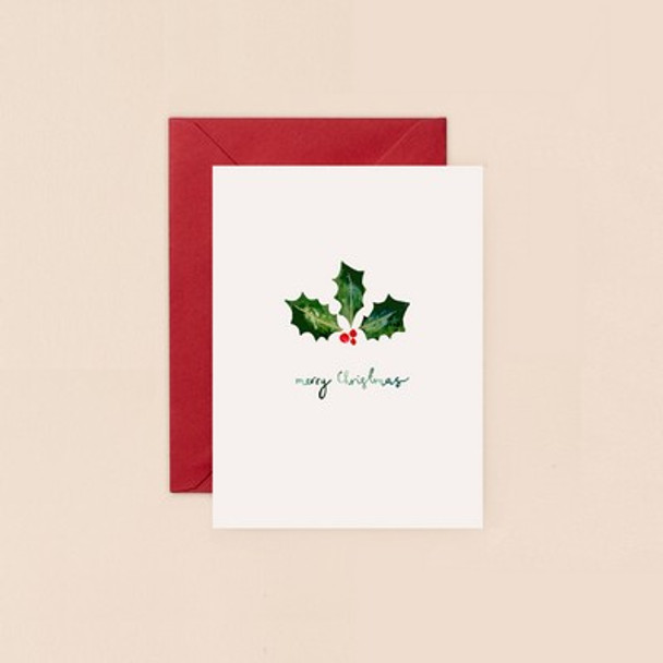 Small Card- Holly (120x90mm)
