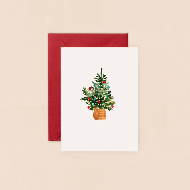 Small Card- Christmas Tree (120x90mm)