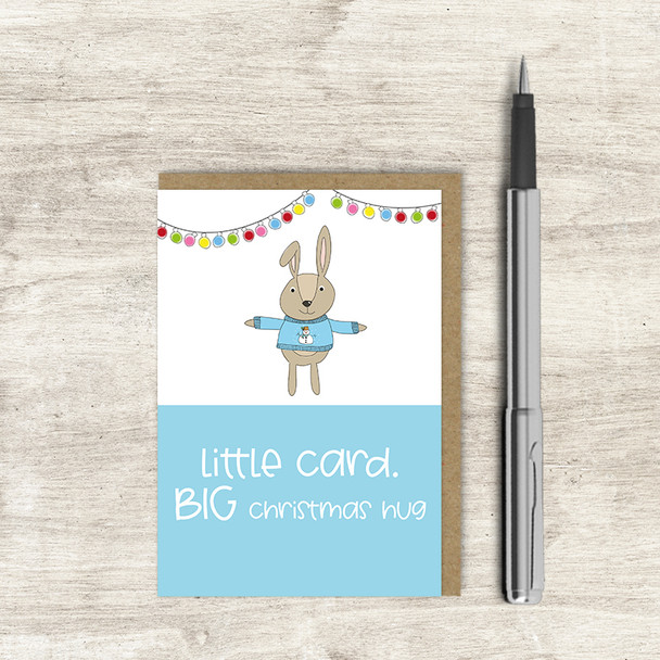 Small Card- Big Christmas hug (A7 Unbagged)