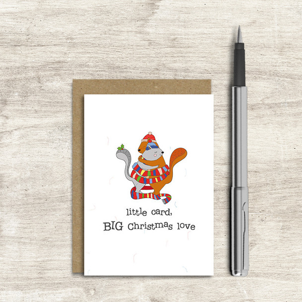 Small Card- Big Christmas Love (A7 Unbagged)
