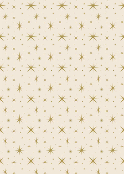 Tissue Paper (4 Sheets)- Gold Stars Ivory