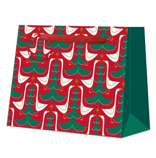 Gift Bag Shopper - KR Christmas Geese (W36xH27xD12cm)