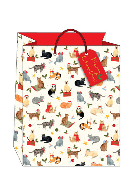 Bag Large - Santa Paws 290x360x136mm