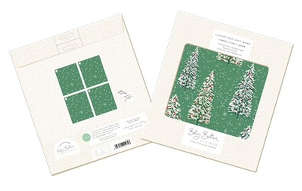 Eco Wrap Pack & Tags - Christmas Trees