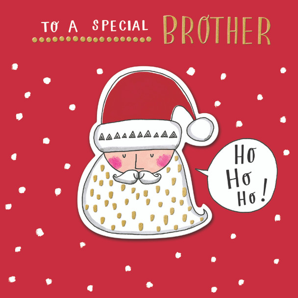 3D Attachment Gold Foil - Brother Santa