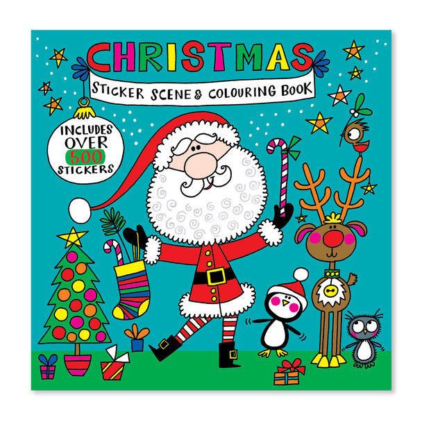 Sticker Scene Books - Santa Animals