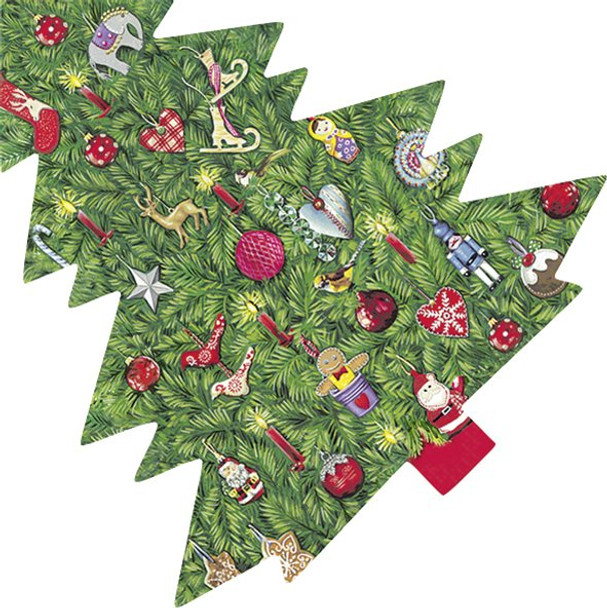 Cut Out - Bright Christmas Tree (Pkt 12)
