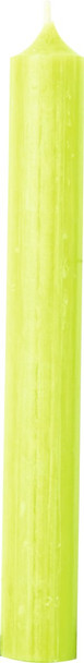 Cylinder Candles - Light Green - Ø2.2 x H18cm-8hr (Box 25)
