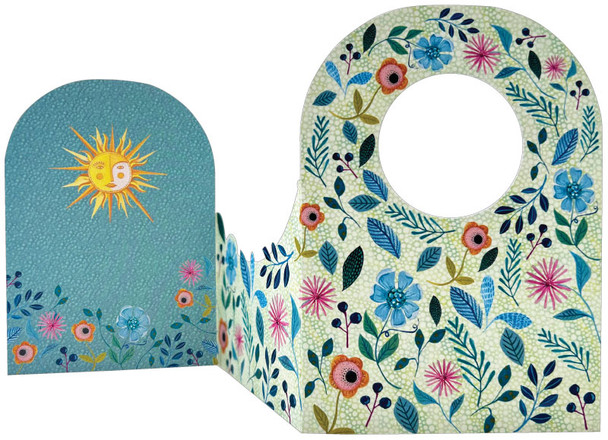 Sun Ditsy Pattern (Blank, Double Fold)
