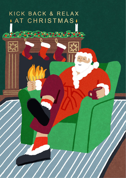 Relaxing Santa
