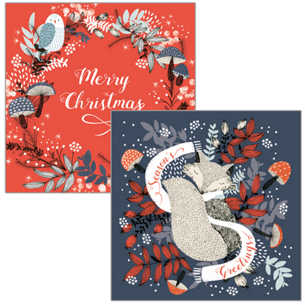 SALE Wallet - Wreath (10/5x2Designs Foil SQ)