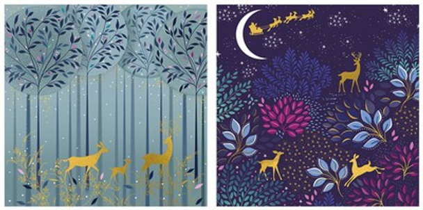 SALE Wallet - SM Three Deer (10/5x2Designs Foil SQ)