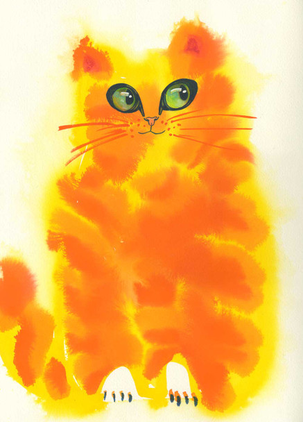 Ginger Cat (unbagged,110x150mm)
