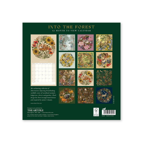 Calendar 2026- Into The Forest 300x300mm