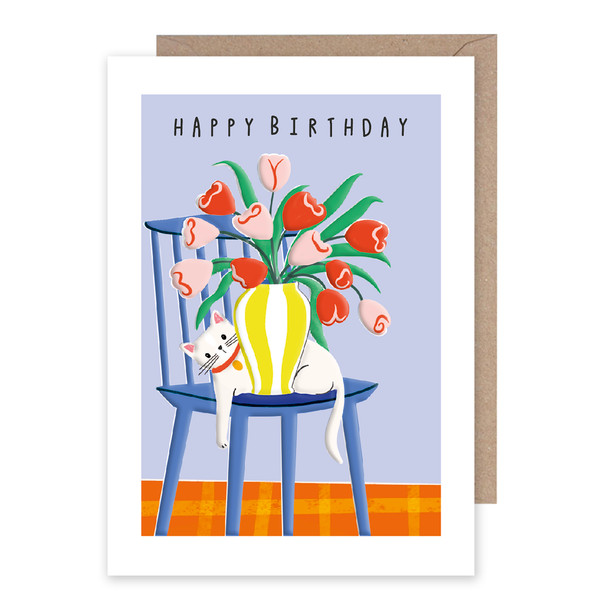 HB- Cat and Vase