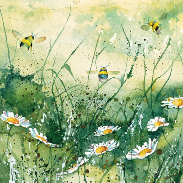 Rachel Toll - Bumble Bees & Summer Daisies