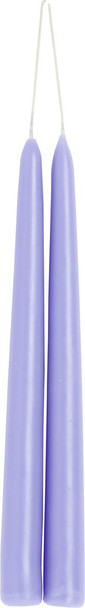 Taper Candles - Light Lavender- Ø2.2 xH24cm-6hr (Box12)