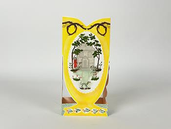 Polly Fern Vase- Finches & Folly (3D Die-cut Pop-up)