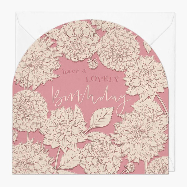 Arched HB- Lovely Dahllias (unbagged)