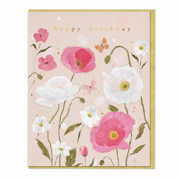 Portrait HB- Poppies in Bloom (unbagged, 170 x 138mm)