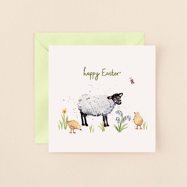 Easter - Lamb Chicks Happy Easter