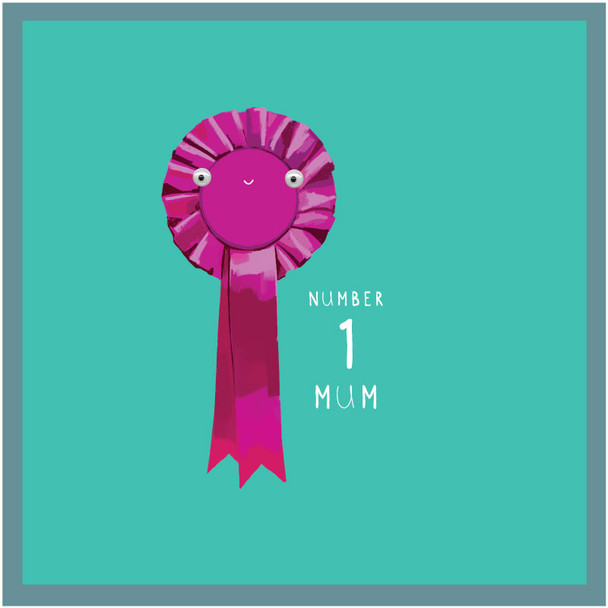 Mother's Day - Number 1 Mum (Googly Eyes)