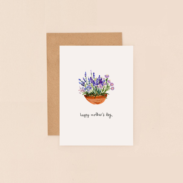 Mother's Day- Small Card Flowers (120x90mm)