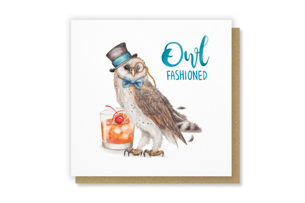 Pun Fun - Owl Fashioned (SQ155mm)
