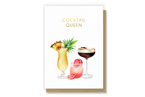 Watercolour Wishes HB- Cocktail Queen (Deboss Foil,105x148mm) 