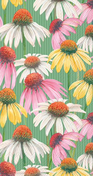 Pastel Garden-Guest Towel (Pkt 16)