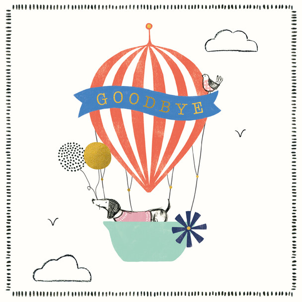 Large GB- Goodbye (195mm SQ)