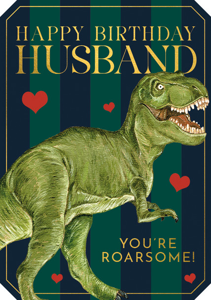 HB- Husband You're Roarsome (120x170mm)