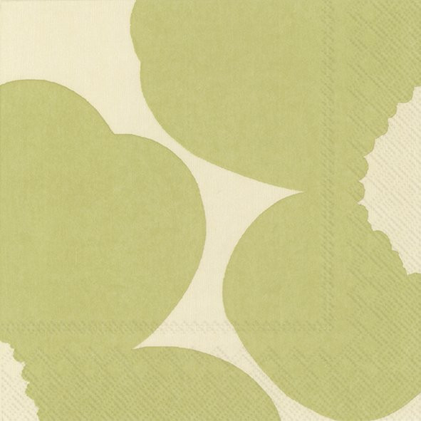 Marimekko - Isot Unikko Cream Green