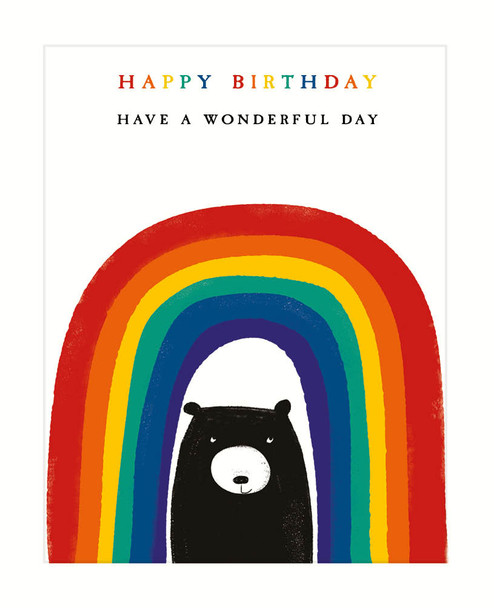 Bear HB- Bear & Rainbow