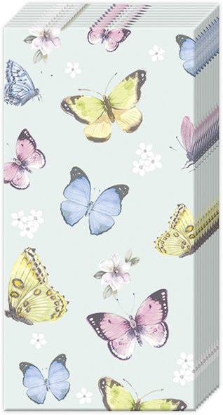 Romantic Butterflies-Light Blue