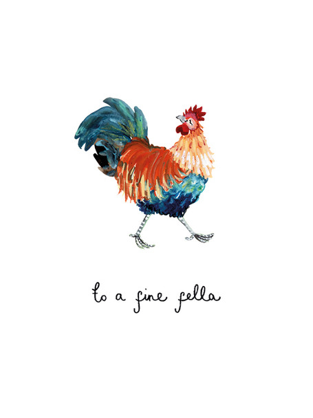 Small Card- Chicken Fine Fellow