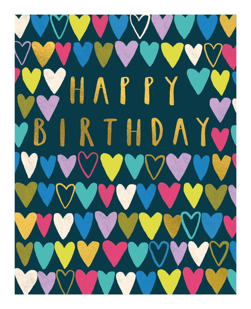 Celebration HB- Hearts (Foiled)