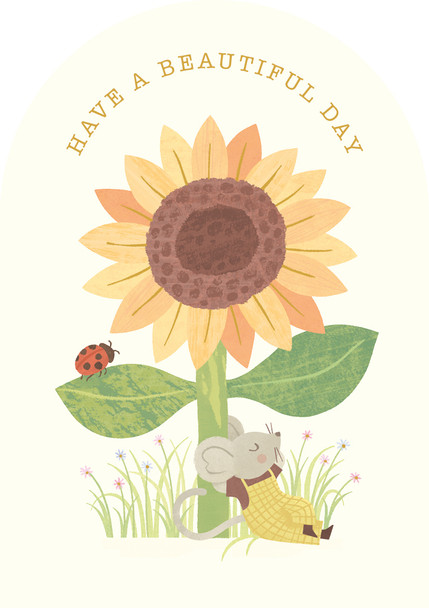 Little Mouse HB- Sunflower (Die-cut Arch)
