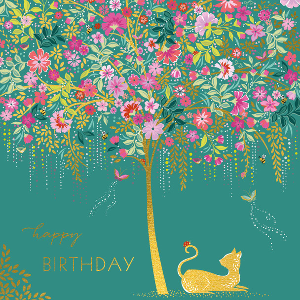 SM- Cat & Tree (138 X 138mm)