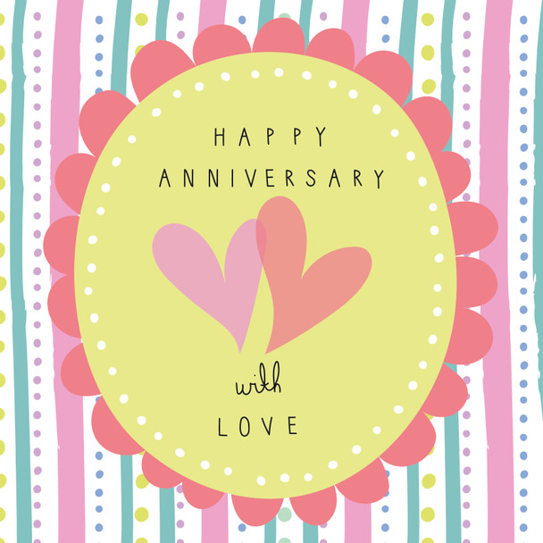 Mabel ANN- Happy Anniversary (Embossed)