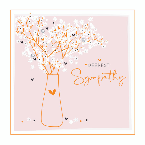 Signature SY- Deepest Sympathy Vase (with Crystals)