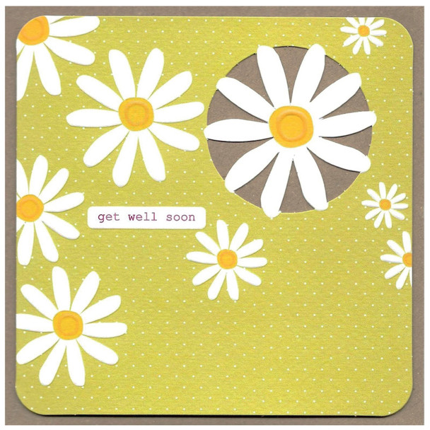 GW- Get Well Soon (Die-cut)