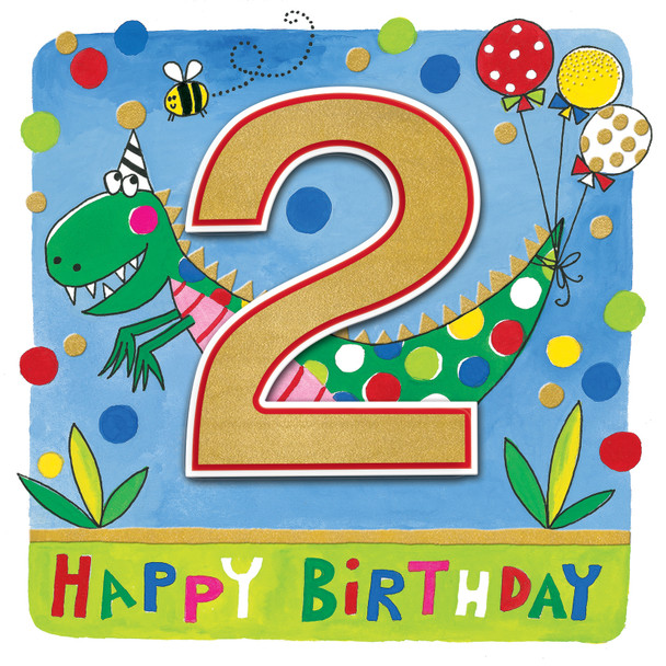 3D Attachment HB- 2nd Boy Dinosaur (Gold Foiling)