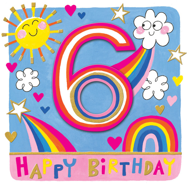 3D Attachment HB- 6th Girl Sunshine (Gold Foiling)