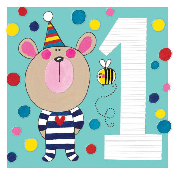 HB- 1st Bear (Emboss,125x125mm)