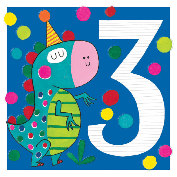 HB- 3rd Dinosaur (Emboss,125x125mm)