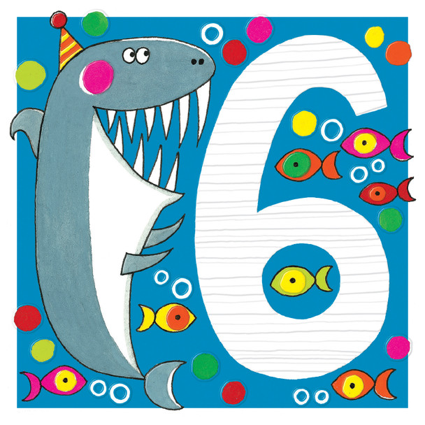 HB- 6th Shark (Emboss,125x125mm)