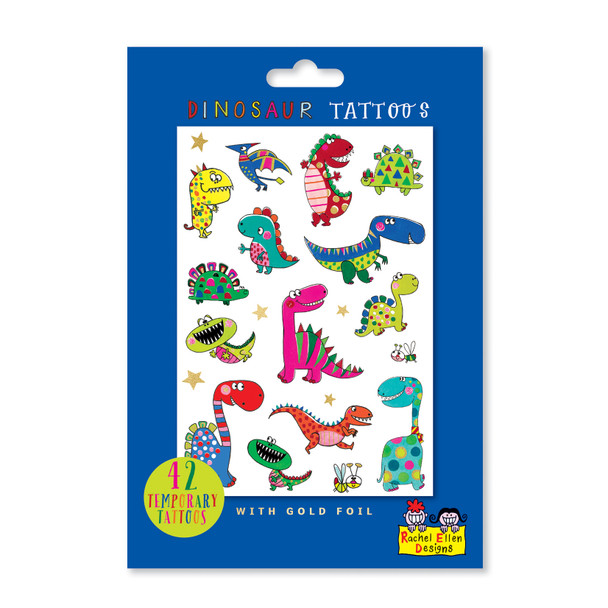 Tattoo 2 Sheet- Dinosaur (H:220mmxW:150mm) 