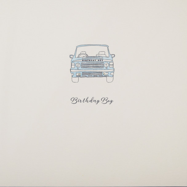 HB- Birthday Boy (Handfinished Gems,155x155mm)