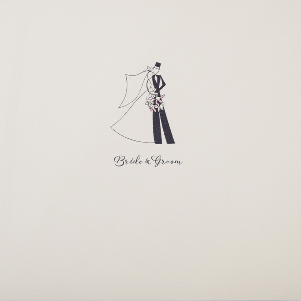 WD- Bride Groom (Handfinished Gems,155x155mm)